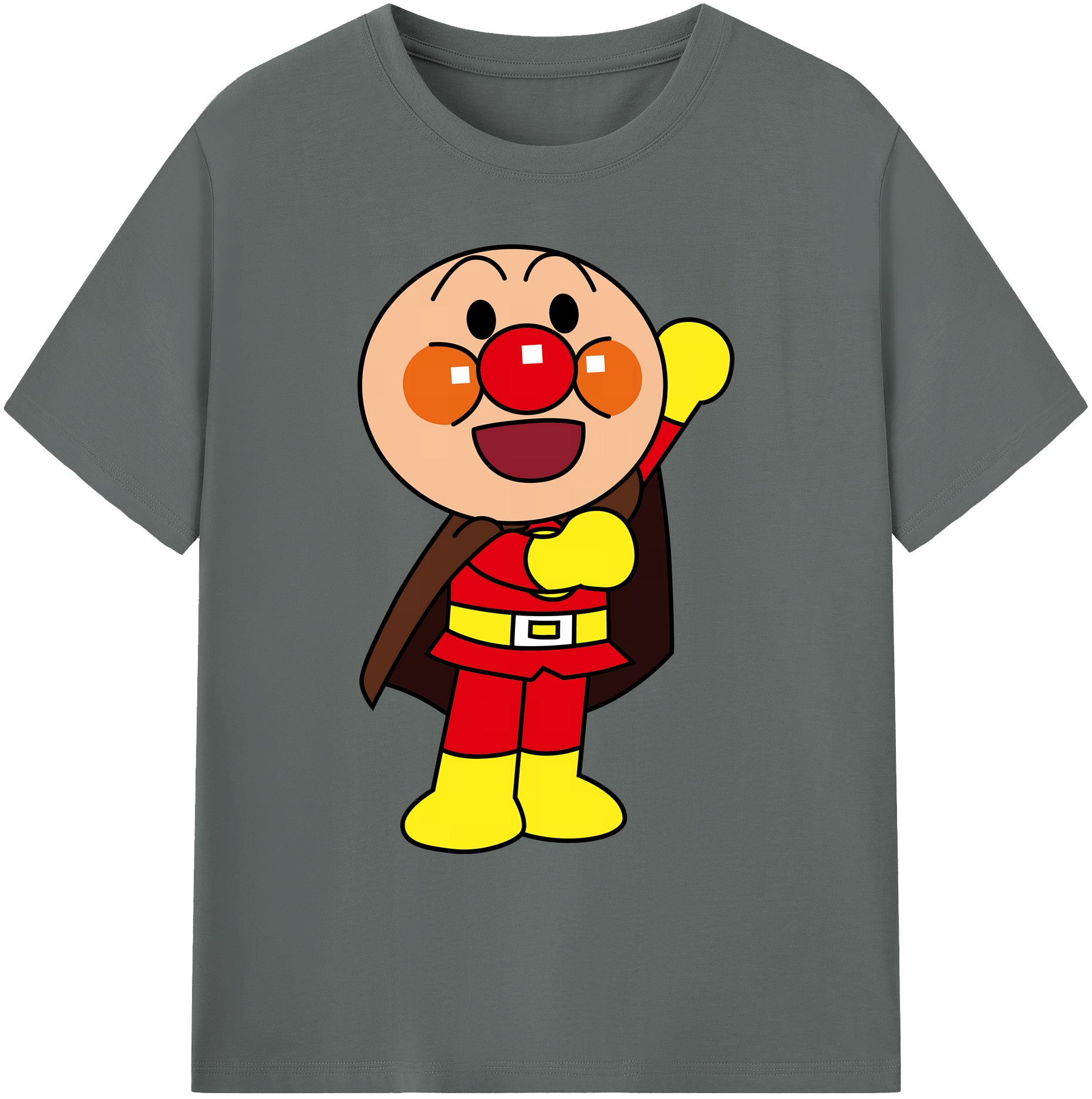 （画像用） アンパンマン Anpanman 綿100％ メンズ半袖Tシャツ｜肌触りやわらか＆通気性